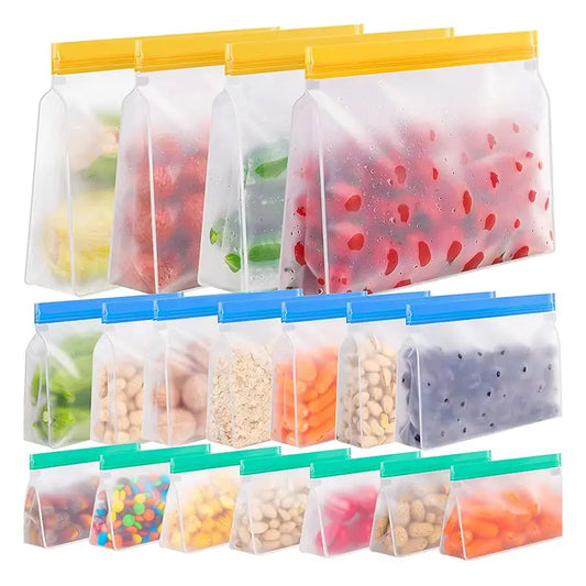 Eco-Zip Reusable Silicone Food Storage Bags