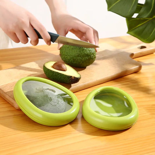 Reusable Fruit Saver Container with Retractable Seal Cover